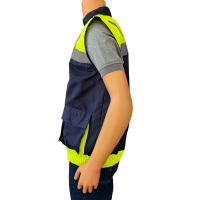 Chaleco bicolor lateral 1