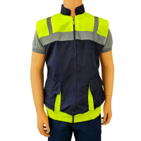 Chaleco bicolor frontal